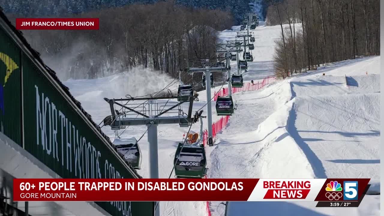 Dozens temporarily stuck on broken ski lift at Gore Mountain, ORDA says