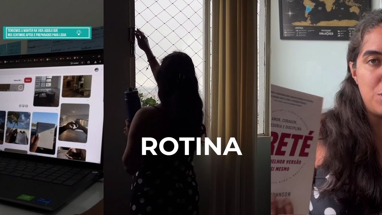Rotina (começando 2026) leitura, almoço pra semana, vision board