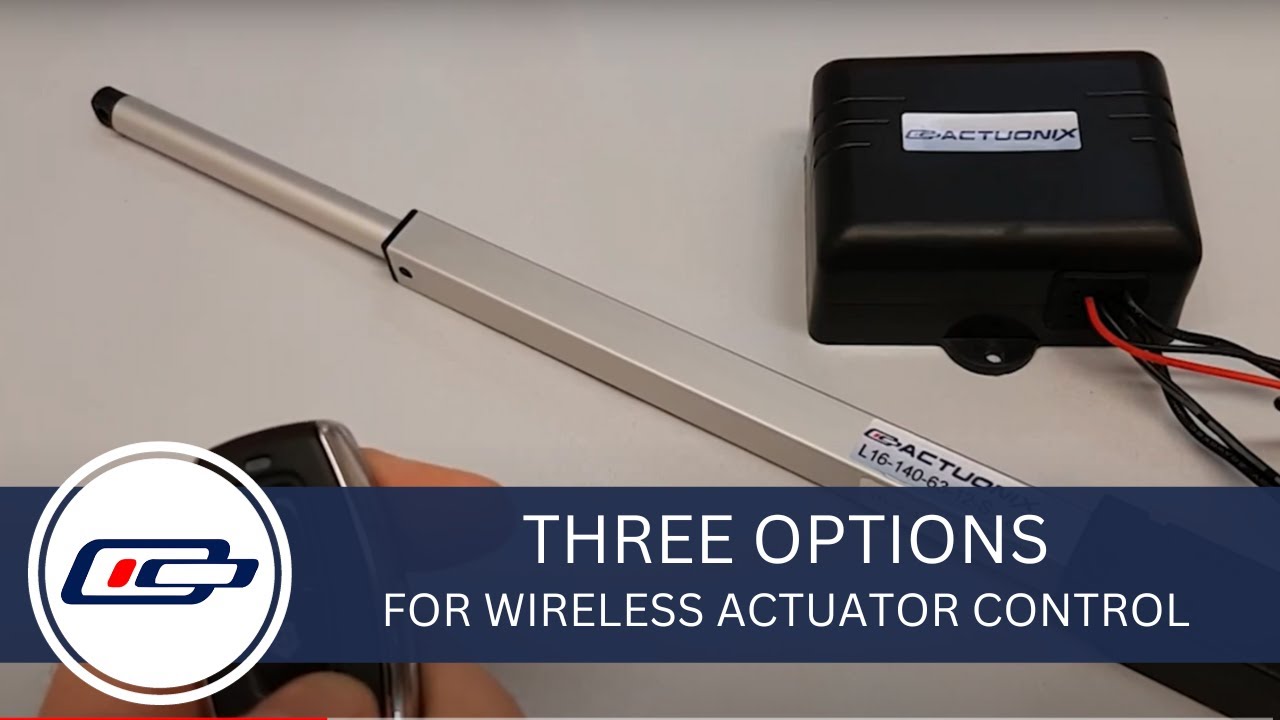 Three Options for Wireless Actuator Control