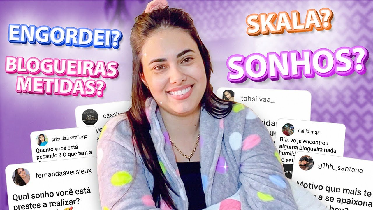 UMA BLOGUEIRA FAMOSA J&Aacute; VIROU AS COSTAS PRA MIM 🔥😶 #BiaResponde