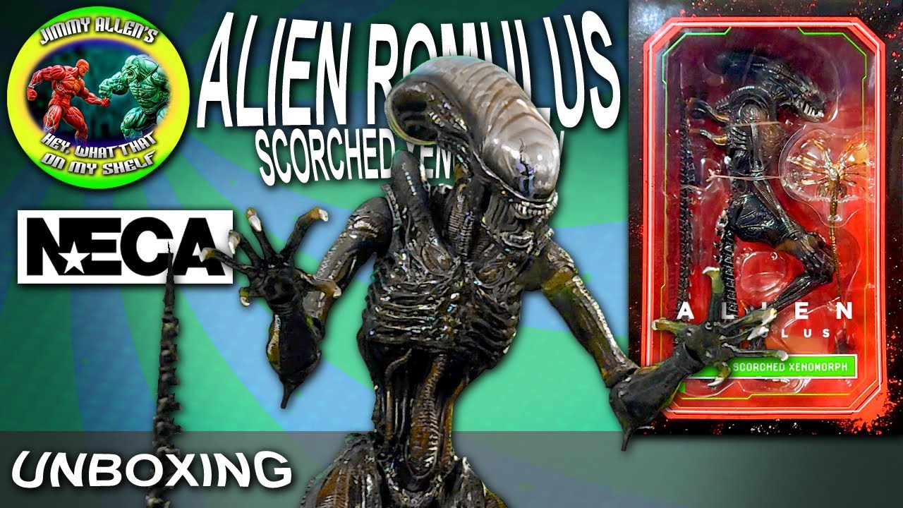 SCORCHED XENOMORPH - Alien Romulus - NECA - Unboxing - That's An Extra Huge Xenomorph!