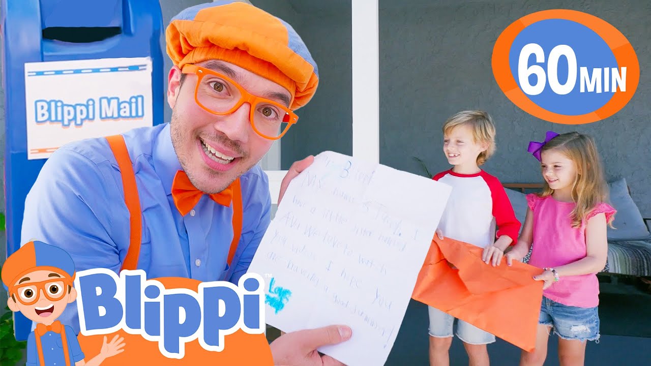 Blippi's Mailman Pretend Play! Job Stories for Kids!