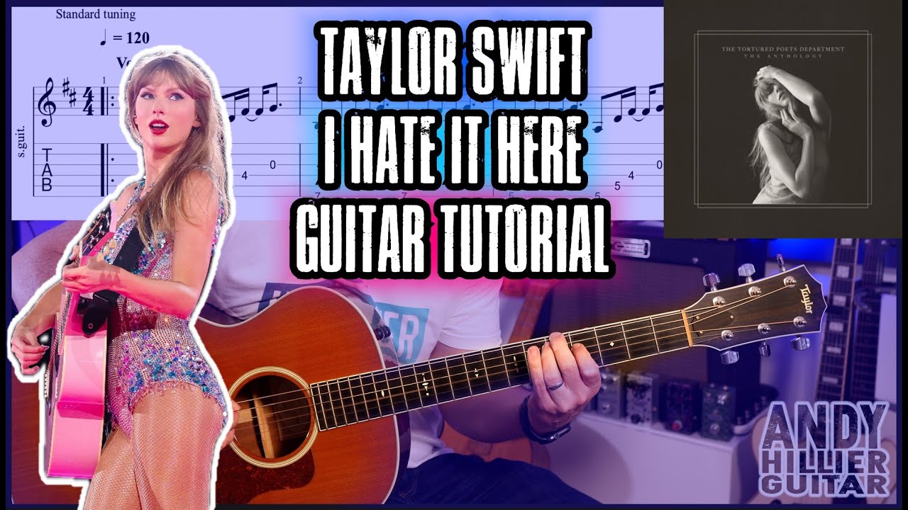 Taylor Swift - I Hate It Here Guitar Tutorial Lesson