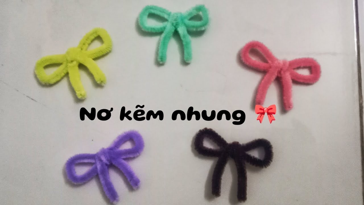 C&aacute;ch l&agrave;m nơ bằng kẽm nhung