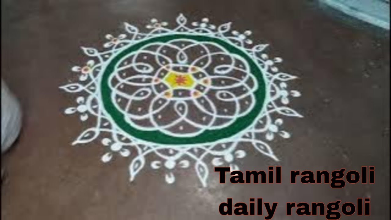 Tamil rangoli/daily rangoli