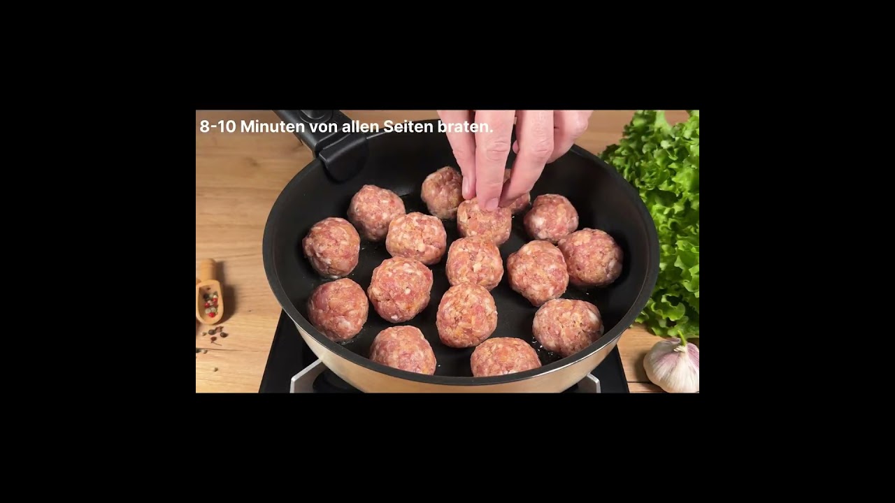 Ein Abendessen, das jeder lieben wird: Fleischb&auml;llchen und Kartoffeln &ndash; ein Familienrezept!