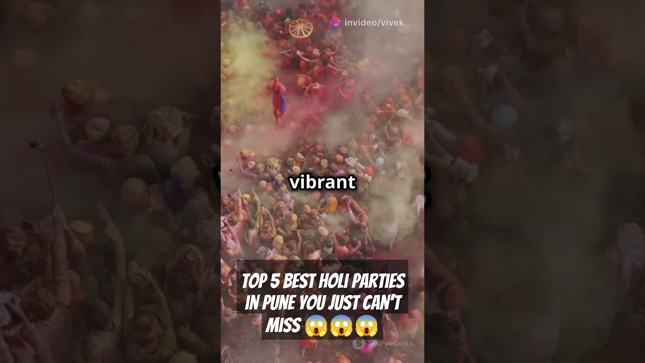 Top 5 best Holi parties in Pune you just can't miss 😱😱😱