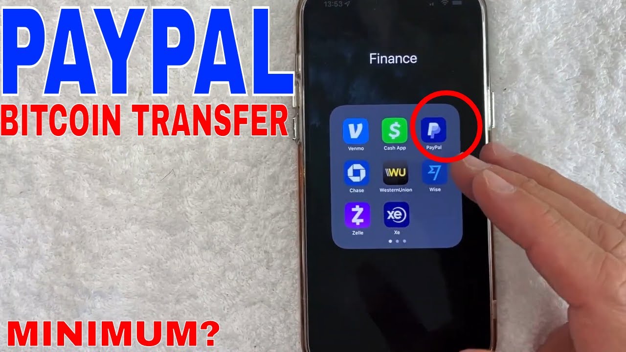 🔴🔴 What Is Paypal Bitcoin Send Transfer Minimum ✅ ✅
