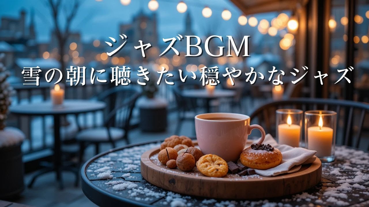 【ジャズBGM】雪の朝に聴きたい穏やかなジャズ｜勉強・作業用BGMWinter Morning Jazz for Focus