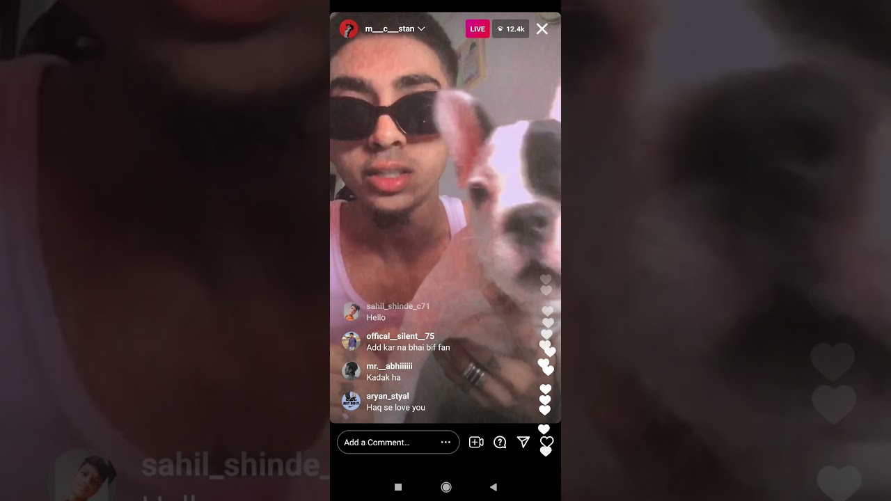 Mc stan recent IG Live #new track coming soon#yedechalekarobhimat.