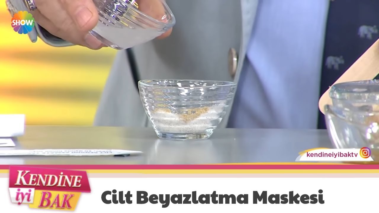 Cilt rengini a&ccedil;maya yardımcı maske yapımı