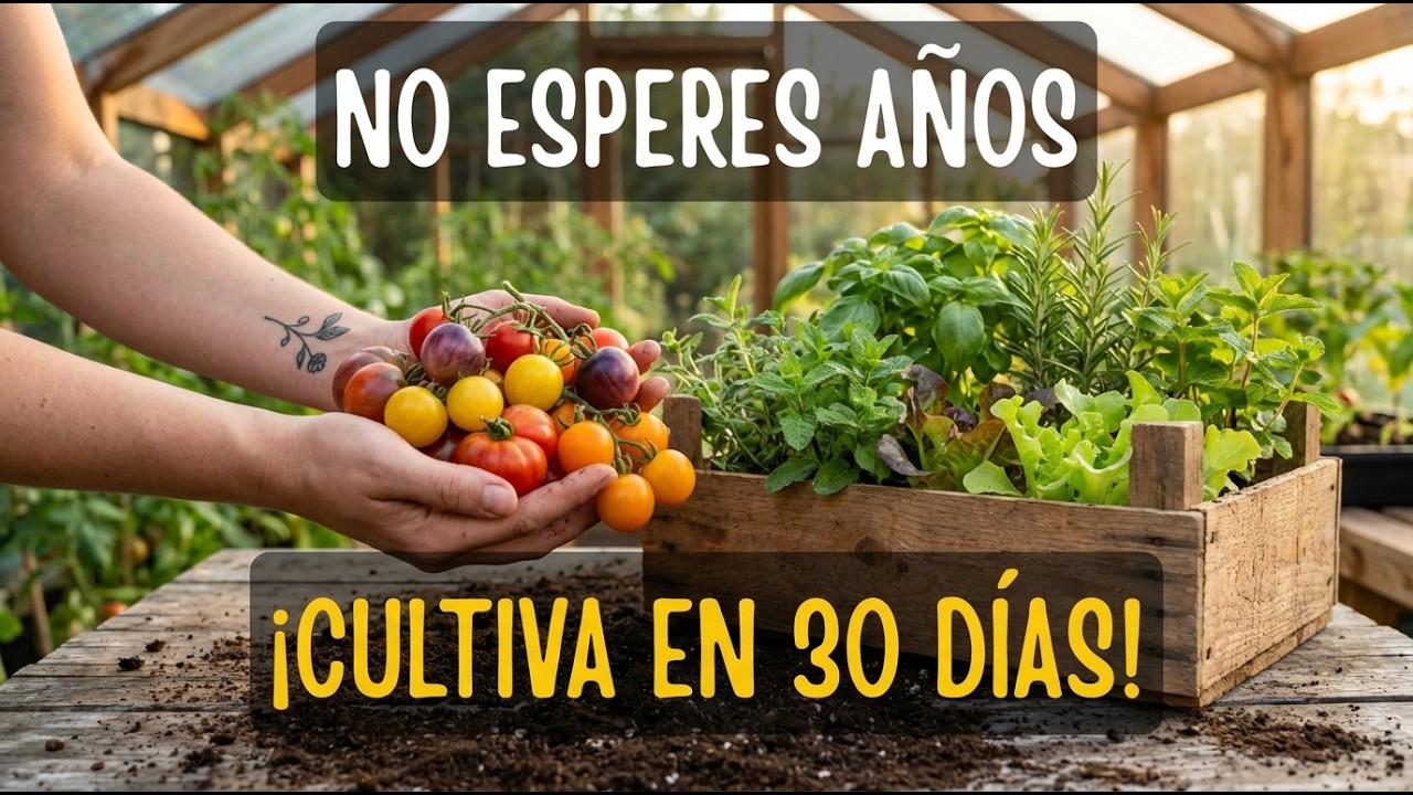 9 Plantas que puedes COSECHAR muy RÁPIDO | Ideal para PRINCIPIANTES.