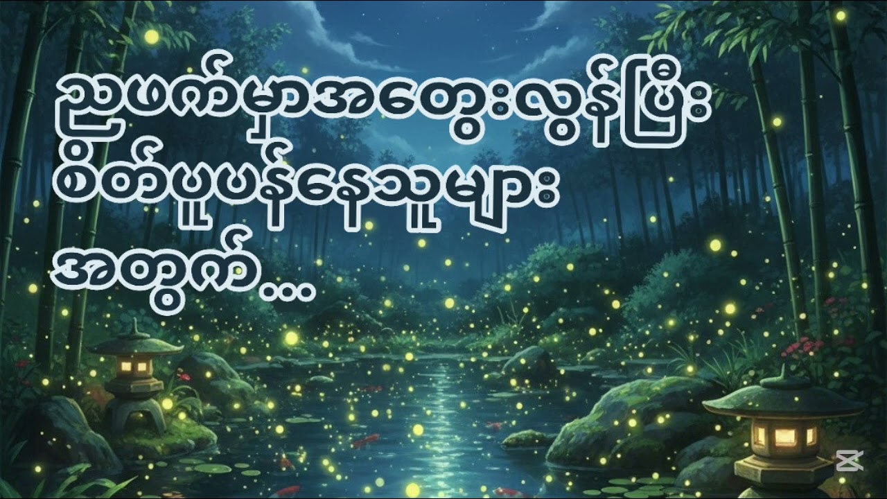 ညဖက်မှာအတွေးလွန်ပြီး စိတ်ပူကန်နေသူများအတွက်✨#podcast #myanmar #audiobook #overthinking #nightstory 🌱