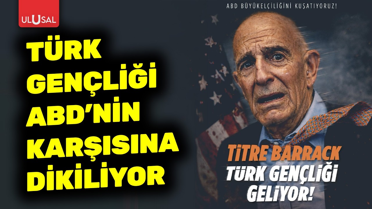Türk gençliği ABD'nin karşısına dikiliyor! TGB'den ABD Büyükelçiliği'ne çıkartma | Şaban Can Girgin