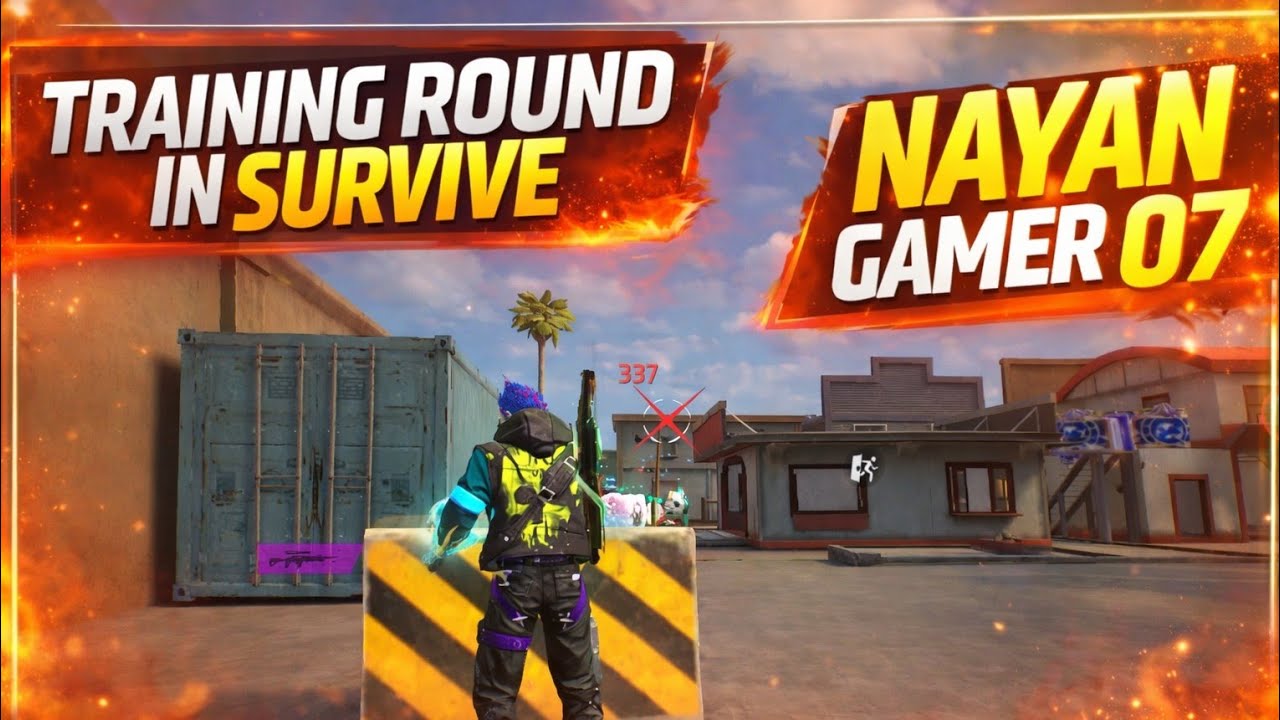 Surviving free fire training ground only mobile gameplay video #freefire 