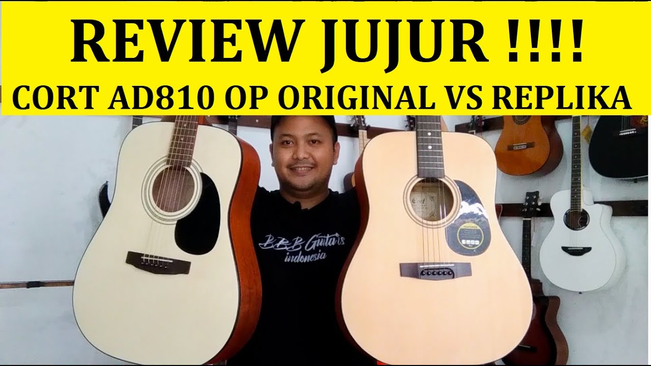 Review Gitar Cort AD810 OP Original VS Gitar Cort AD810 OP Custom Alias Replika Alias KW Buatan Solo