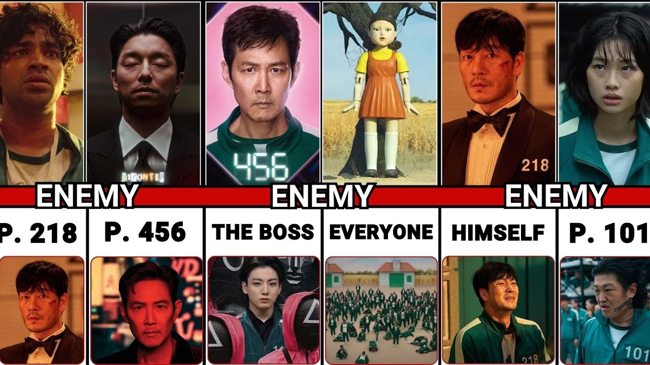 Most Serious Enemy of Each Squid Game Player