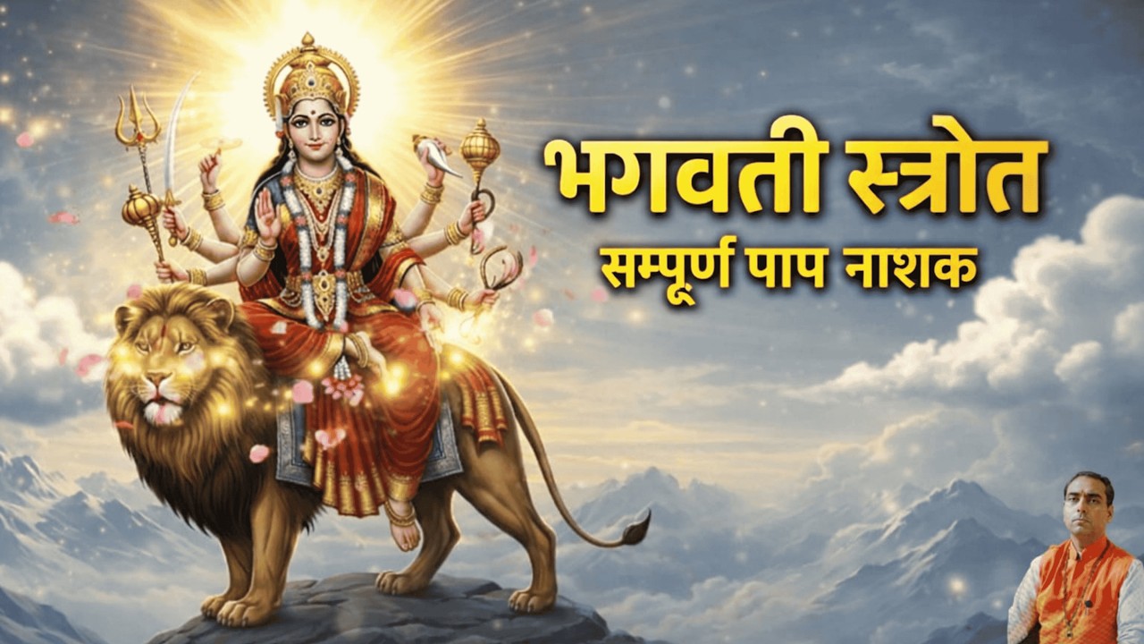 🔴🕉️ Live: श्री भगवती स्तोत्र (व्यास रचित) | Bhagwati Stotram by Pandit Brahmanand Gautam #matarani
