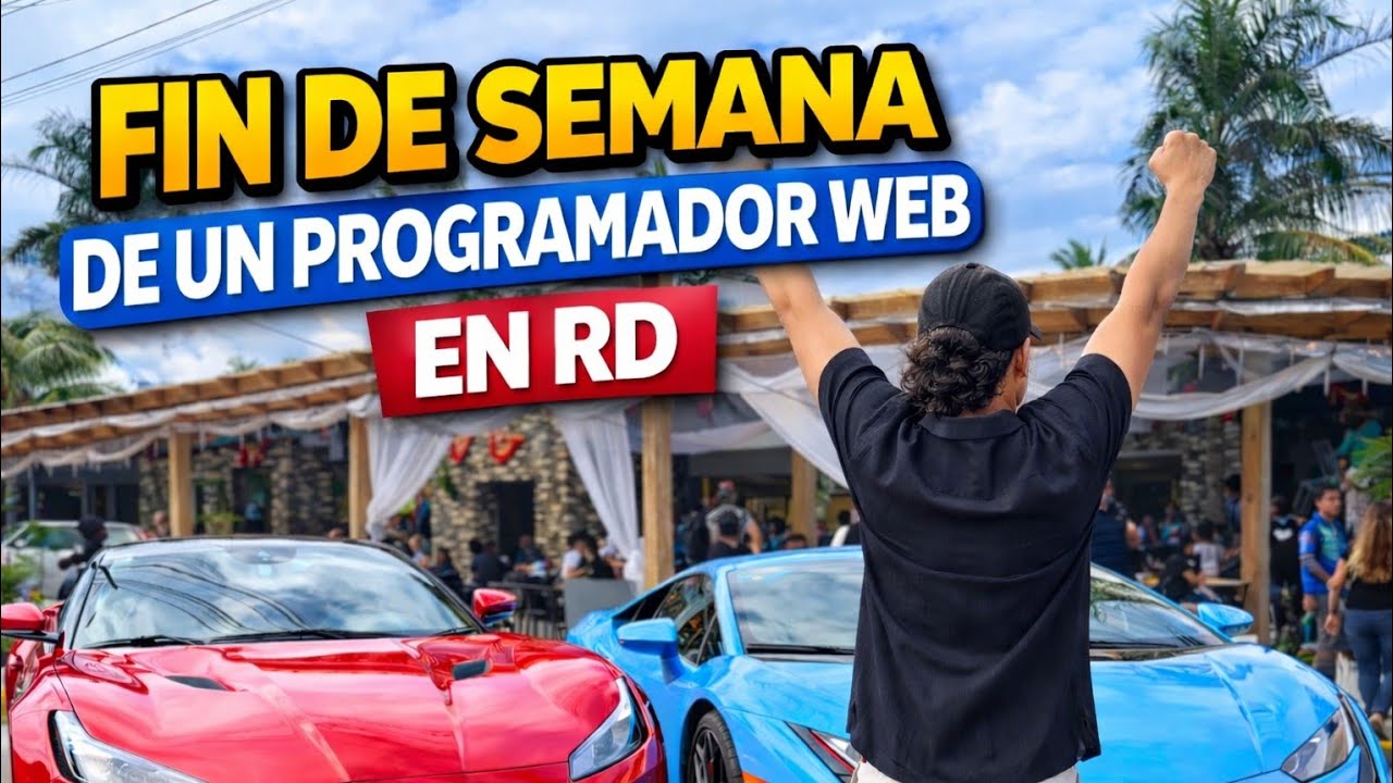 Lamborginis y Ferraris en Rep Dom - Fin de semana de un Programador Web