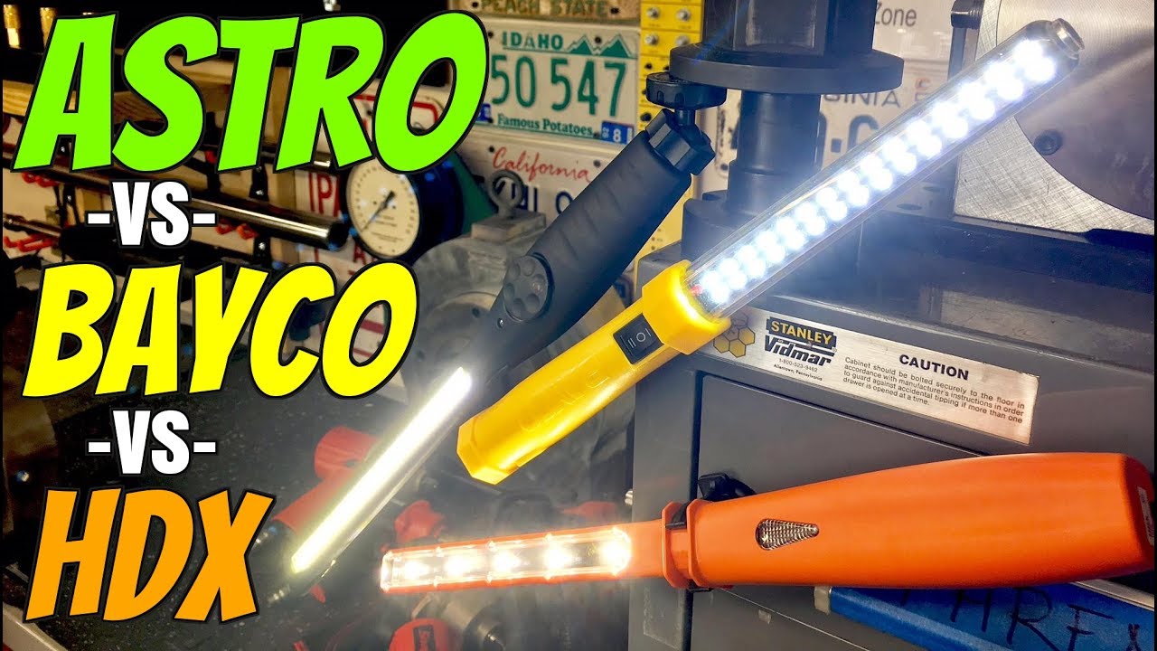 Astro Pneumatic -VS- Home Depot -VS- Lowes (HDX / Bayco) Slim LED Worklights