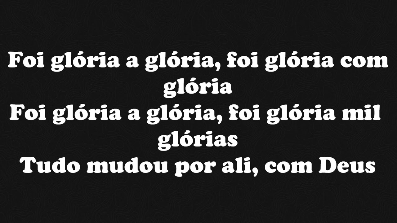 A Glória Invadiu Mirian Mical Playback com letra