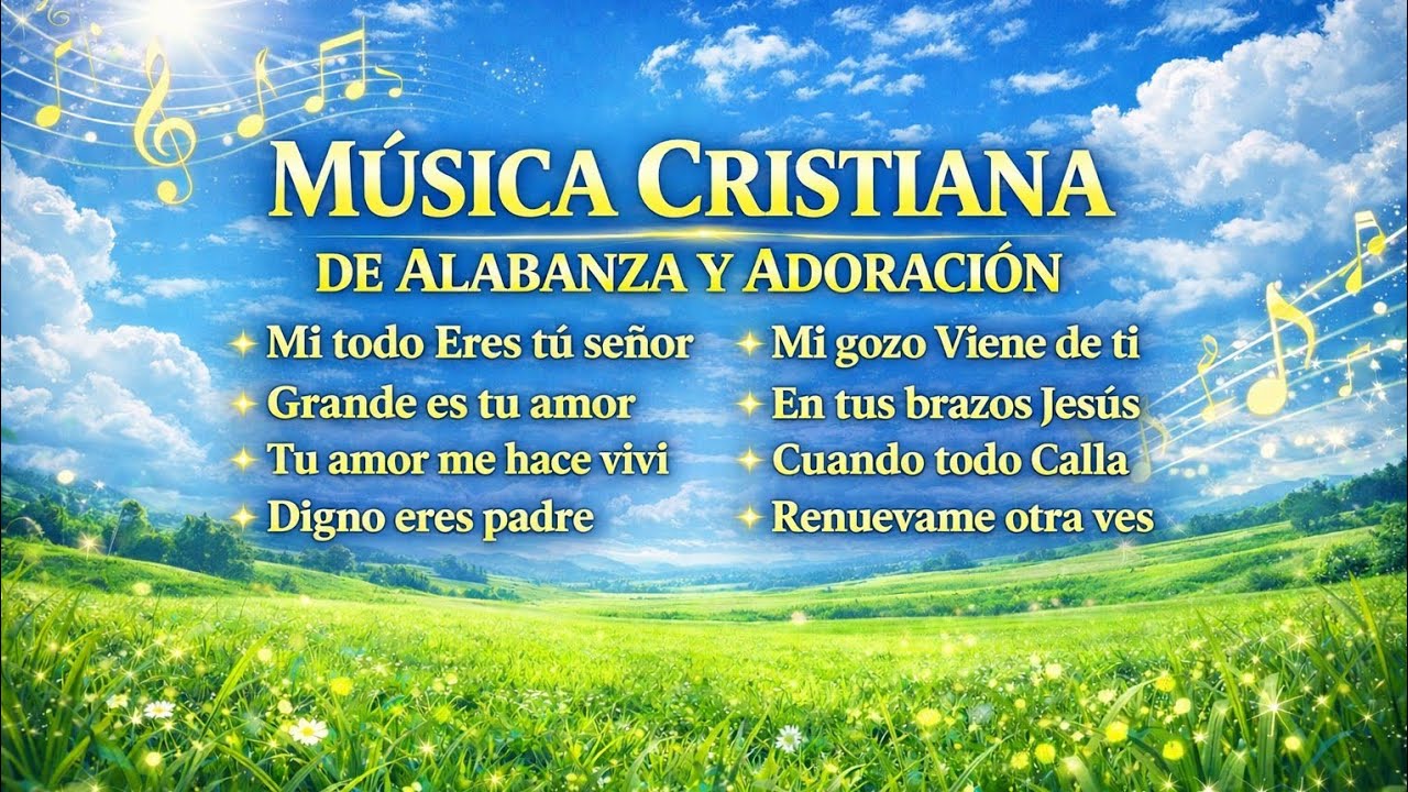MÚSICA CRISTIANA DE ALABANZA Y ADORACIÓN 2026 HERMOSAS CANCIONES QUE TOCAN EL CORAZÓN