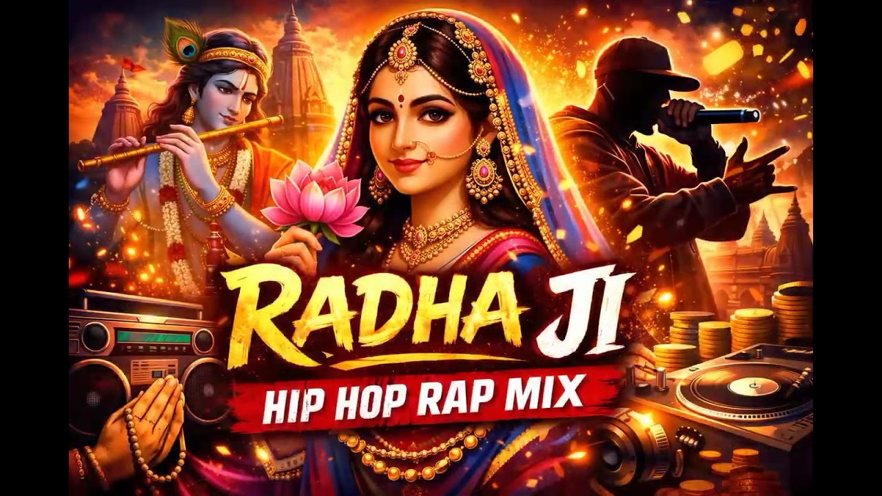 Radha Ji Hip Hop Rap Mix | Divine Beats Meets Bhakti Vibes | Spiritual Rap Song #bhajan #music #song