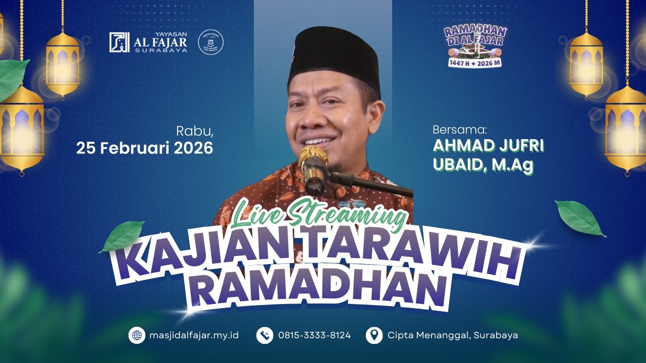 🔴LIVE TARAWIH RAMADHAN  | oleh Ustadz AHMAD JUFRI UBAID, M.Ag