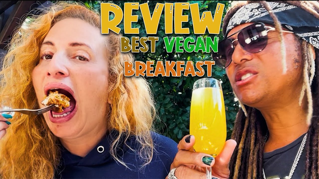 REVIEW of Sun Cafe | Eggs, Waffles, Bacon, Potatoes (all Vegan!) | Your Spicy Vegans