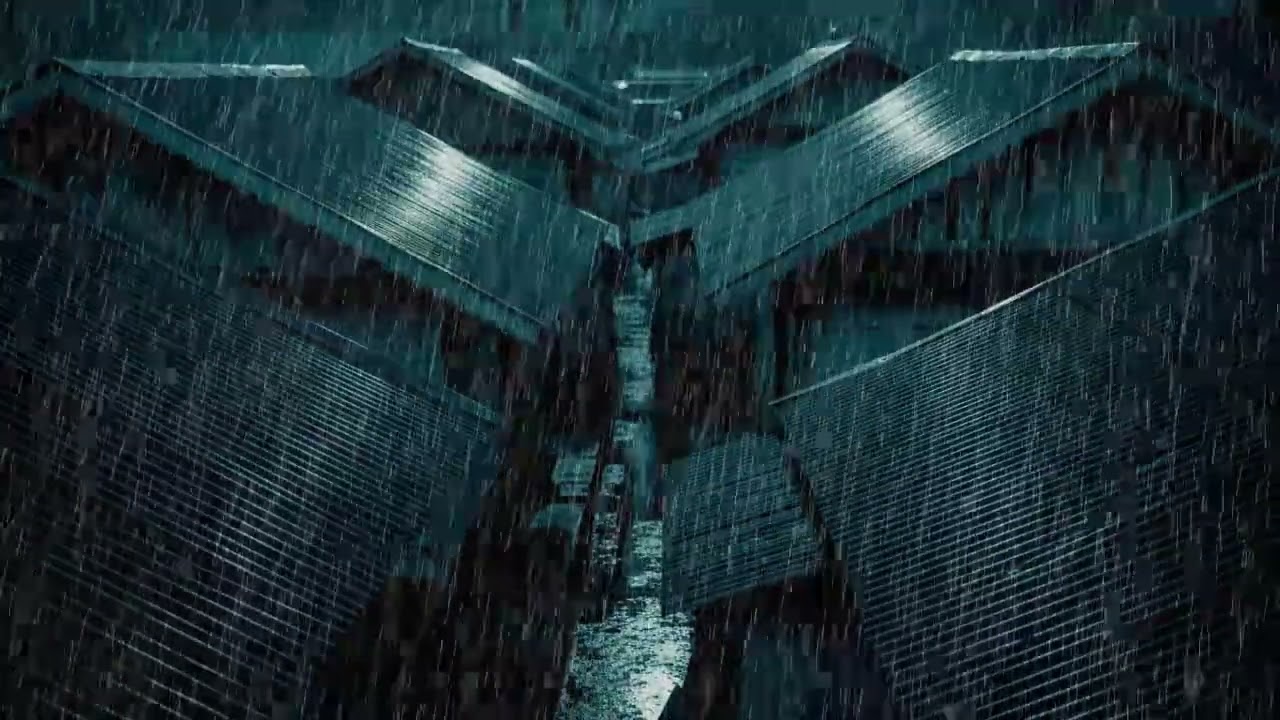 No Ads Rain Sounds for Sleeping – ASMR Tin Roof Rain and Rolling Thunder Calm