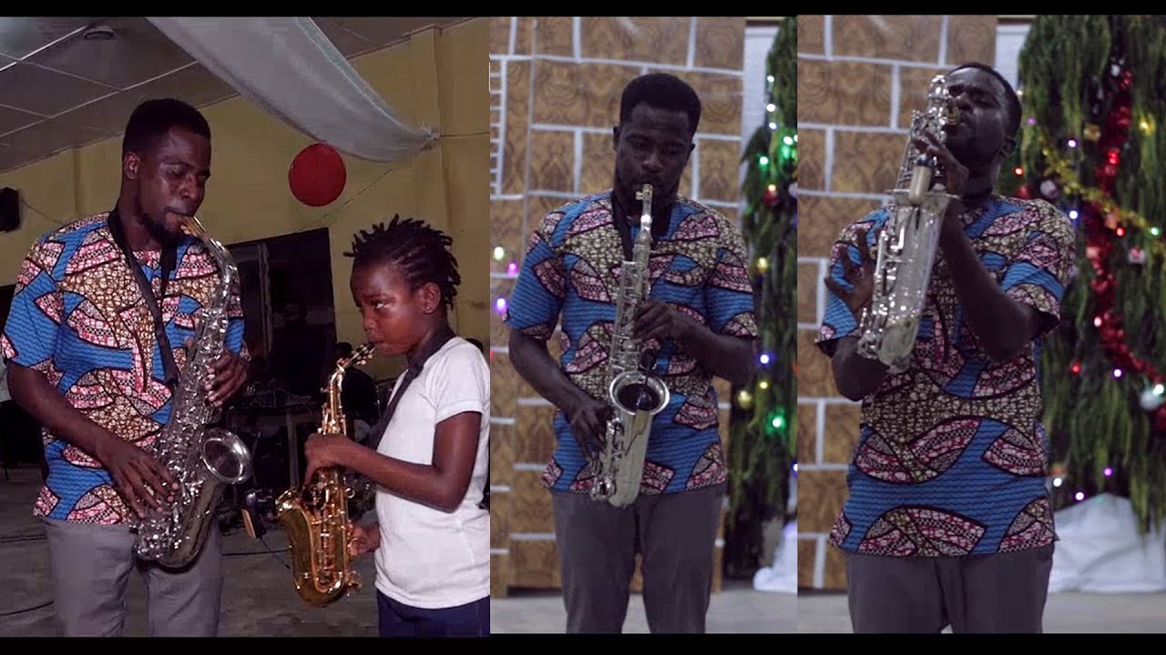 Riddick Sax's Saxophone Music Performance at Shama SHS Festival Of Nine Lessons And Carols