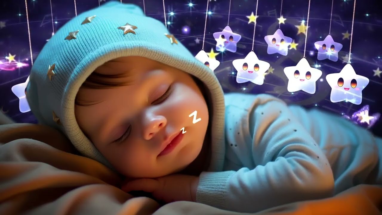 Mozart & Brahms Lullabies 🎶Baby Sleep Music 💤 Sleep Instantly in 3 Minutes 🌛 Overcome Insomnia #cute