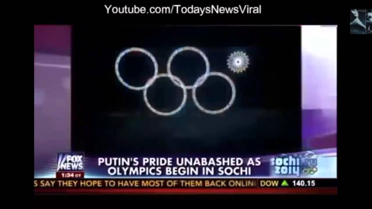 Sochi 2014-Sochi opening fail-video oficial