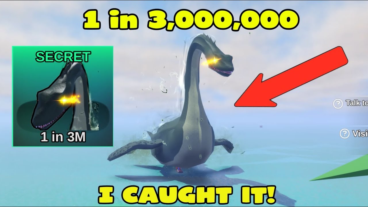 I HAVE 100,000 LUCK AND CAUGHT THE LOCHNESS MONSTER (Fish It)
