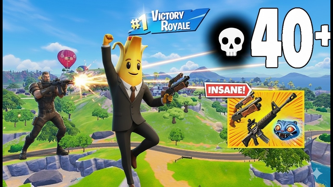Epic 40+ Eliminations Solo vs Everyone in Zero Build (PC) – Chapter 7 Season 1