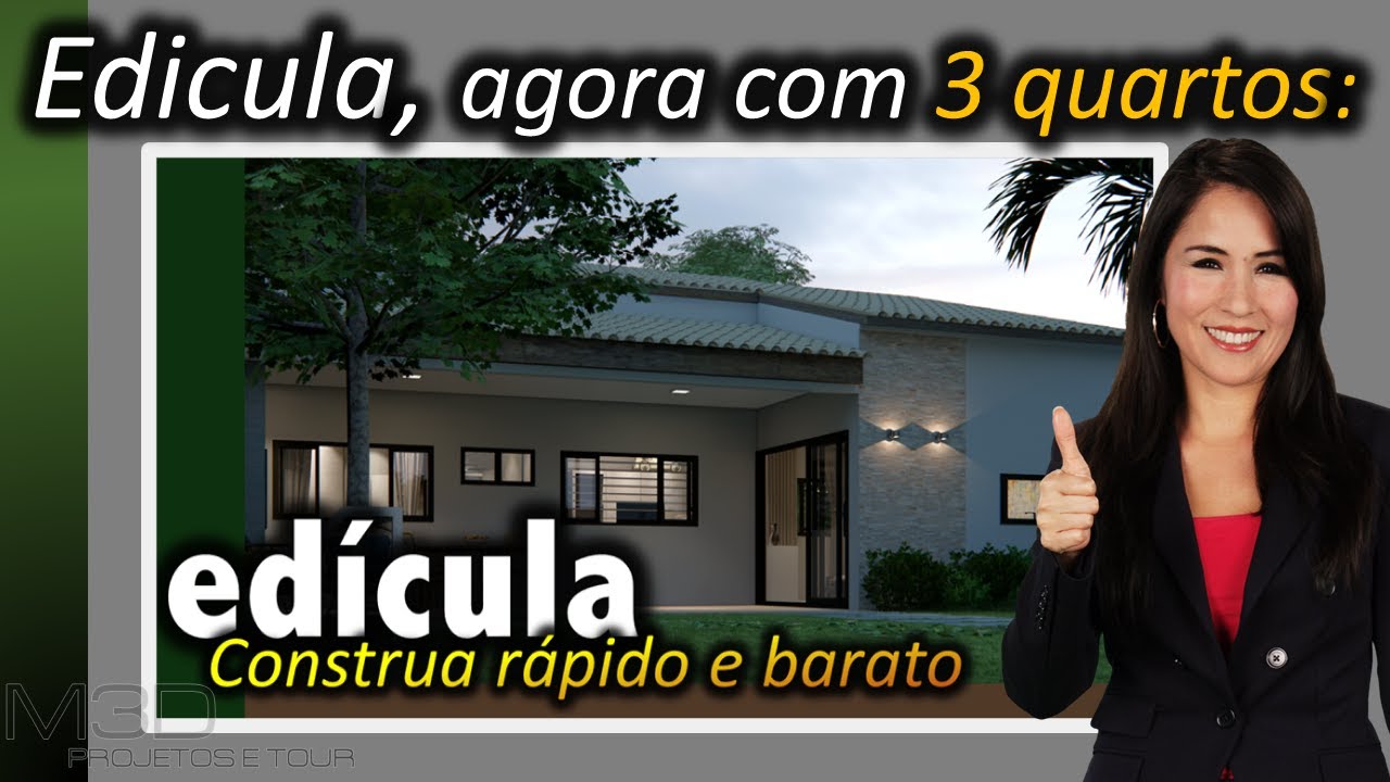 amplia&ccedil;&atilde;o da casa meia &aacute;gua, casa popular com 3 quartos, casa barata e f&aacute;cil de construir em 2022