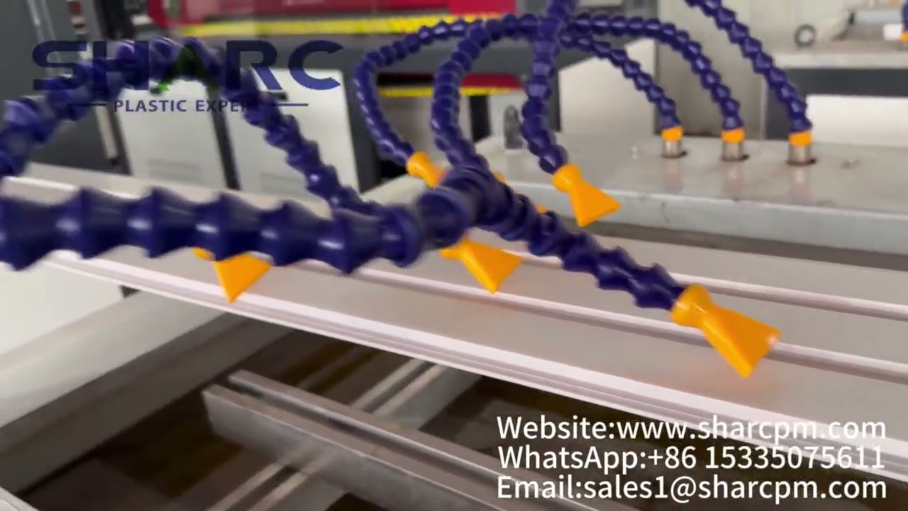 Plastic PVC Fluted Panel Production Line from Share Machine