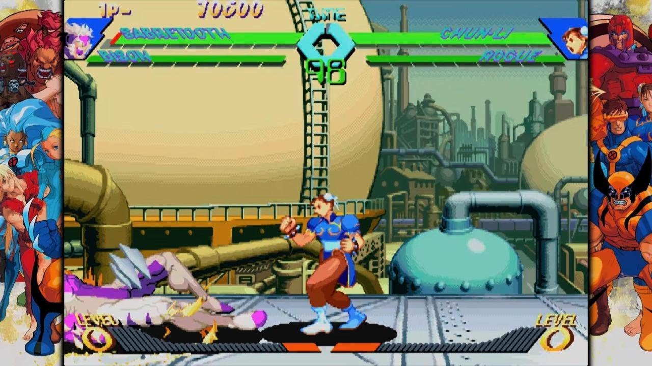 MARVEL vs. CAPCOM Fighting Collection: Arcade Classics_PS5 Modo história DENTES DE SABRE