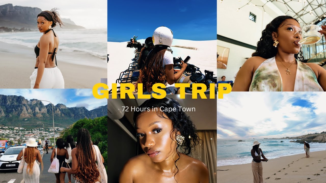 Girls Trip Vlog: My friends and I spent 72 hours in Cape Town | wine tasting , quad biking & more
