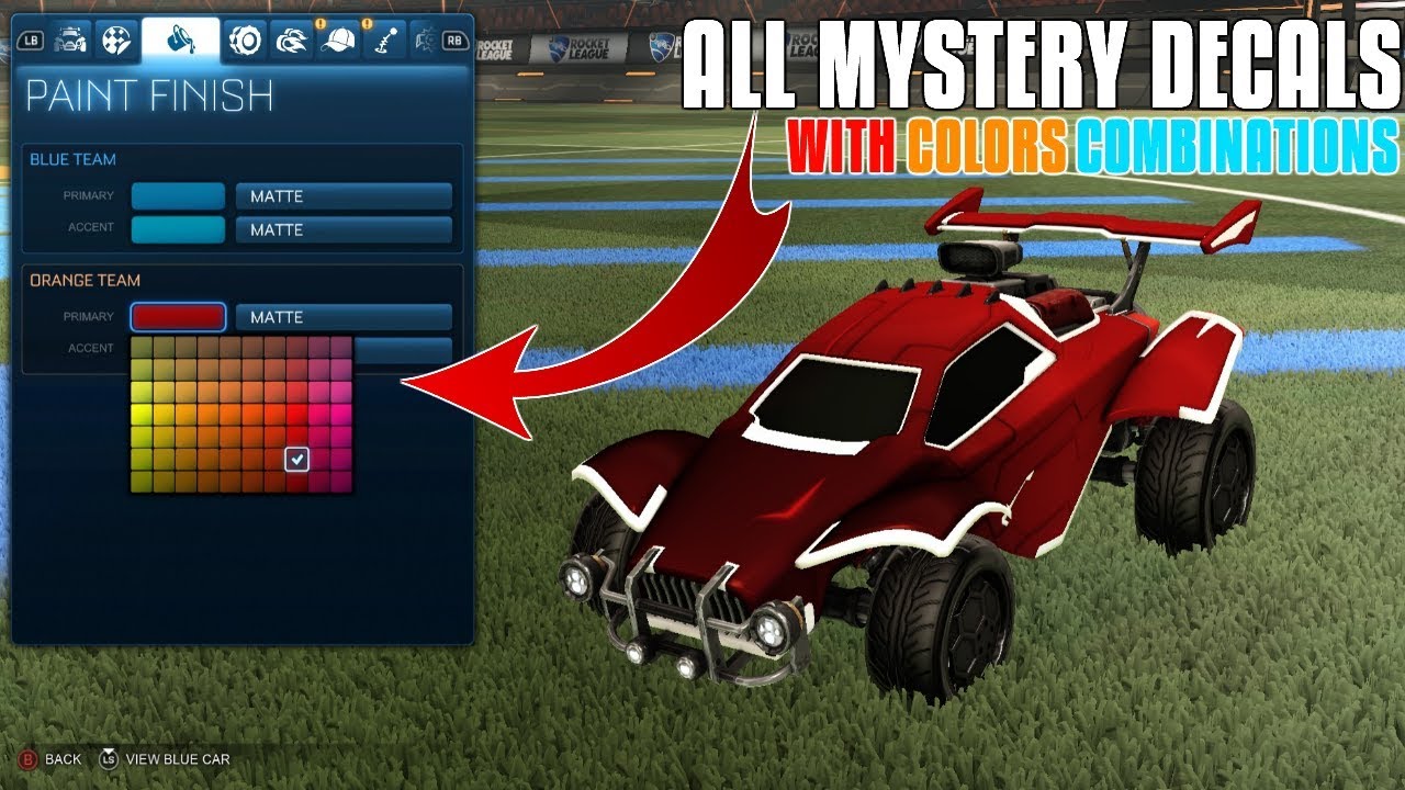 ALL MYSTERY DECALS (BEST COLOR COMBINATIONS)