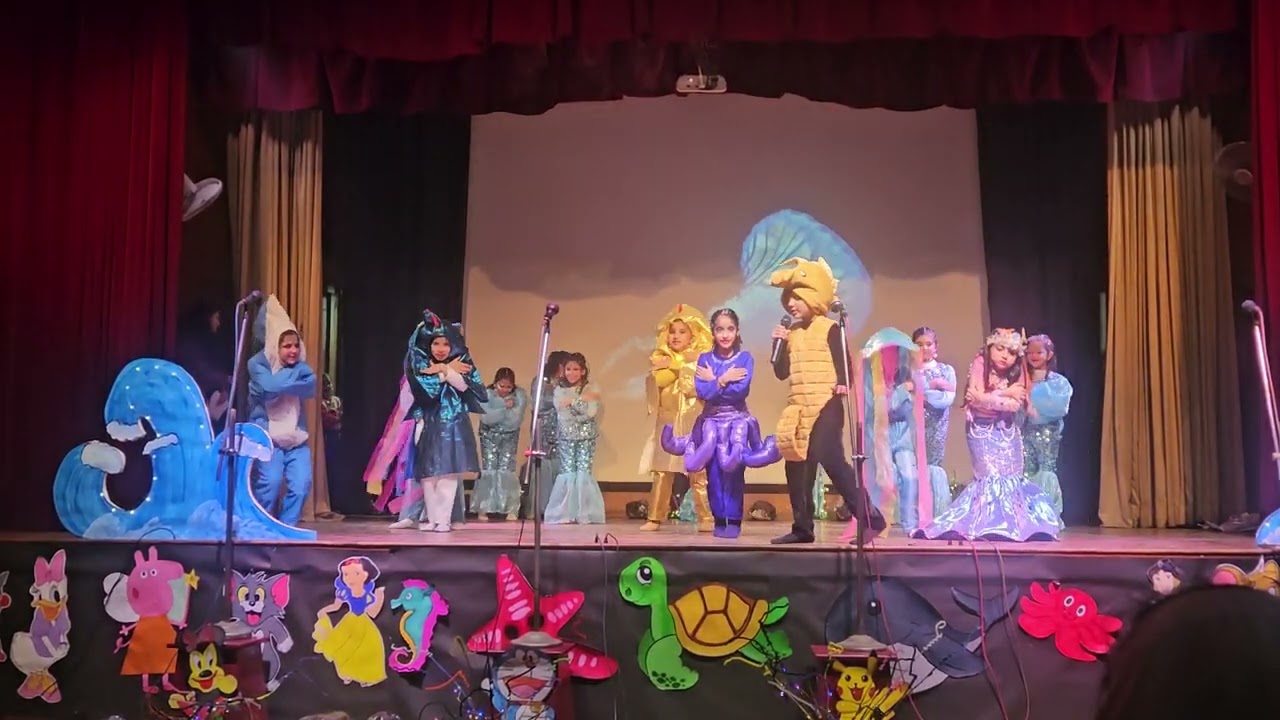 Unity beyond the ocean... Saanvi'scultural performance