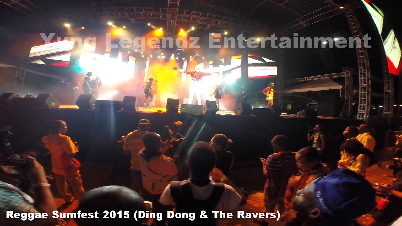 DING DONG & THE RAVERS PERFORMING LIVE AT REGGAE SUMFEST 2015