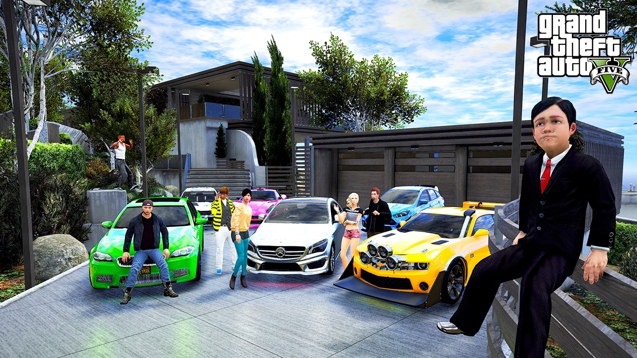 SÜLEYMAN EVDE MODİFİYELİ ARABA BULUŞMASI YAPIYOR! - GTA 5 GERÇEK HAYAT MODU