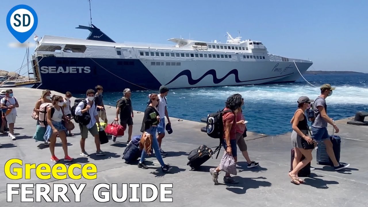 Greece Ferries - Tickets, Routes, Ports, Boarding, Seating, & Luggage