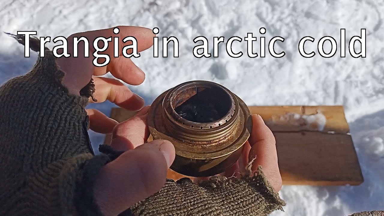 Howto use an alcohol stove, like Trangia, in extreme cold arctic climate