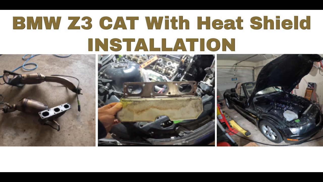 BMW Z3 M54 Engine Exhaust Manifold Catalytic Converter Installation Guide