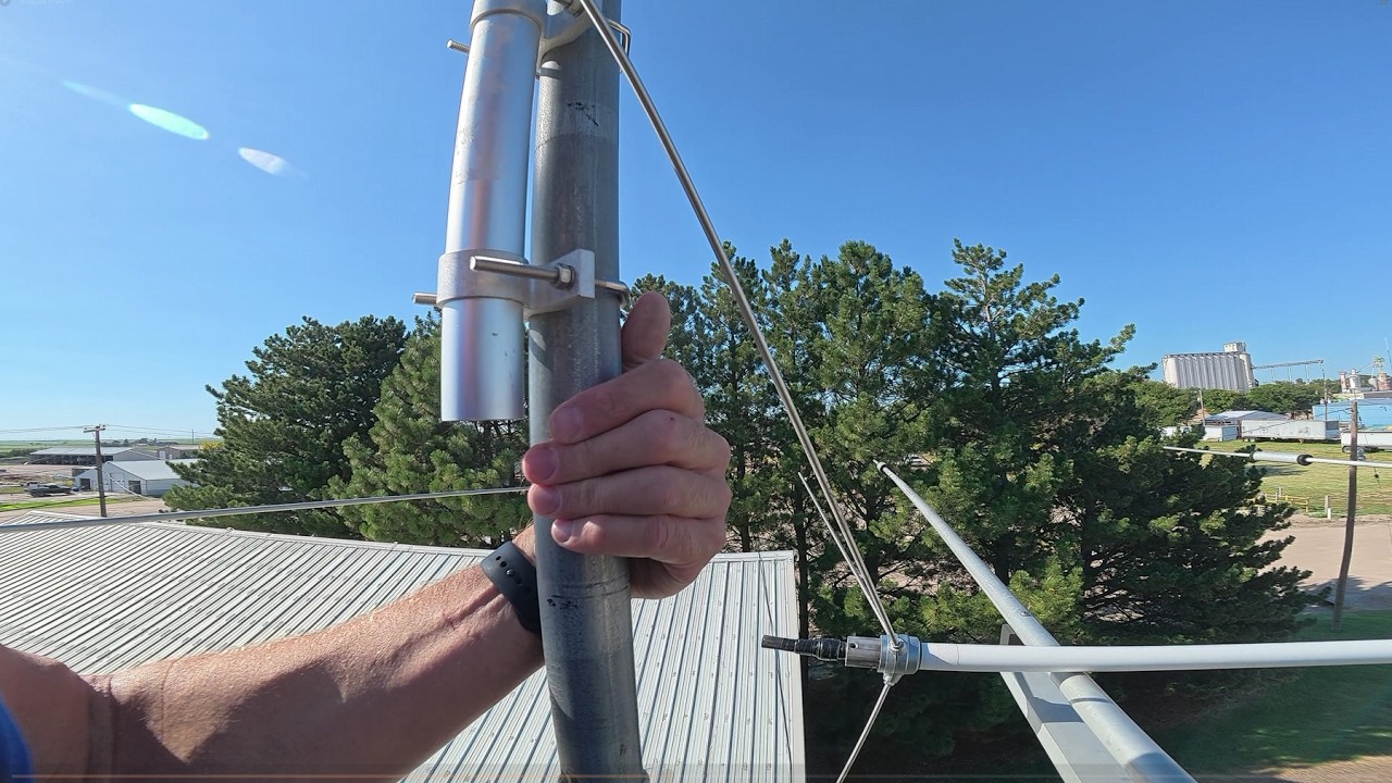 Tower Climb: Replacing an LMR‑400 Type 