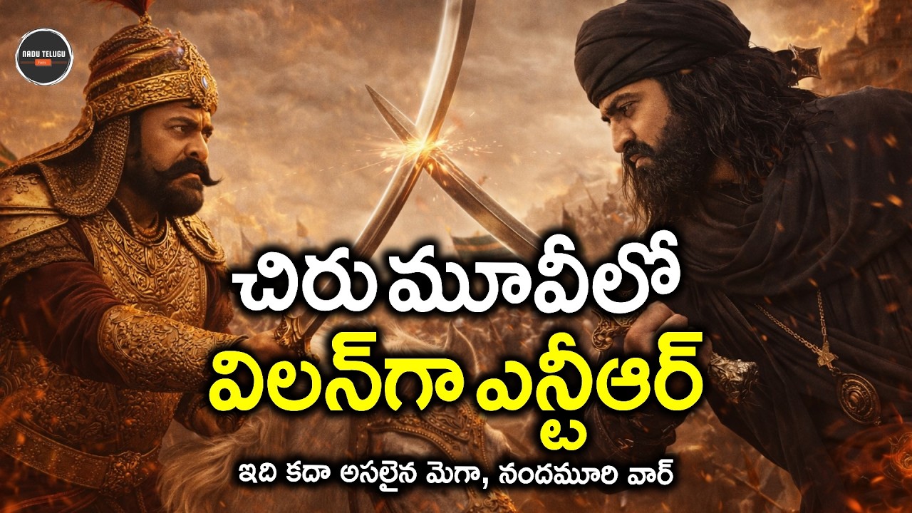 ఇదీ అసలైన మెగా, నందమూరి వార్ | Jr NTR As Villain In Chiranjeevi Movie Stopped ⁨@NaDuTeluguFacts⁩