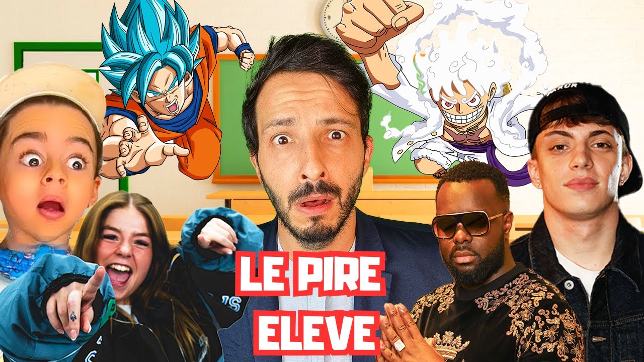 LE PIRE ELEVE EN CLASSE ! COMPILATION TIKTOK (Avec Anyme, Gims, Goku etc..)