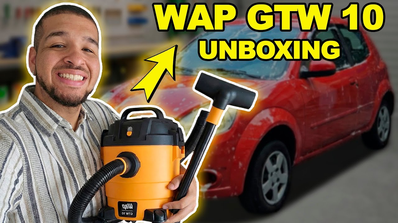 WAP GTW 10: O Melhor Aspirador de Pó Barato Para Carro? (Unboxing)
